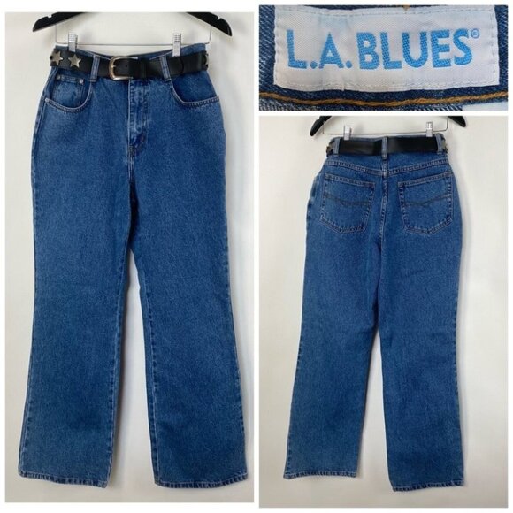Y2K Straight jeans x L.A. Blues Size 8 - Picture 1 of 16